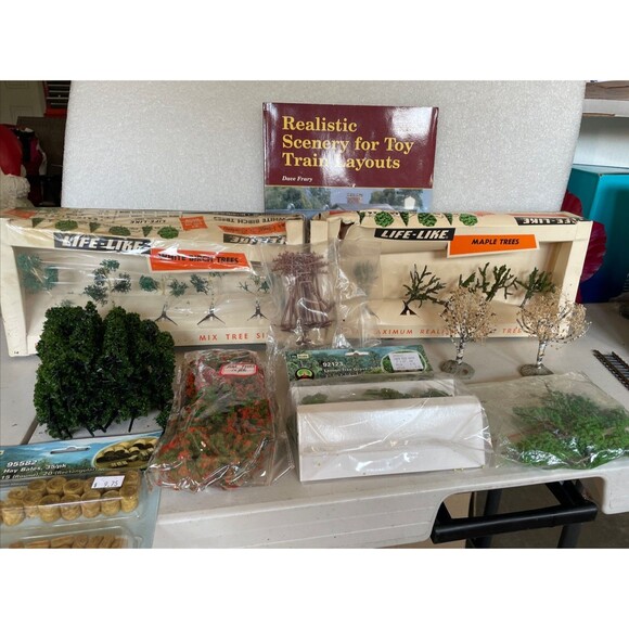 Life Like Train Scenery Trees White Birch, Maple, Evergreen, Red and more - Picture 1 of 16